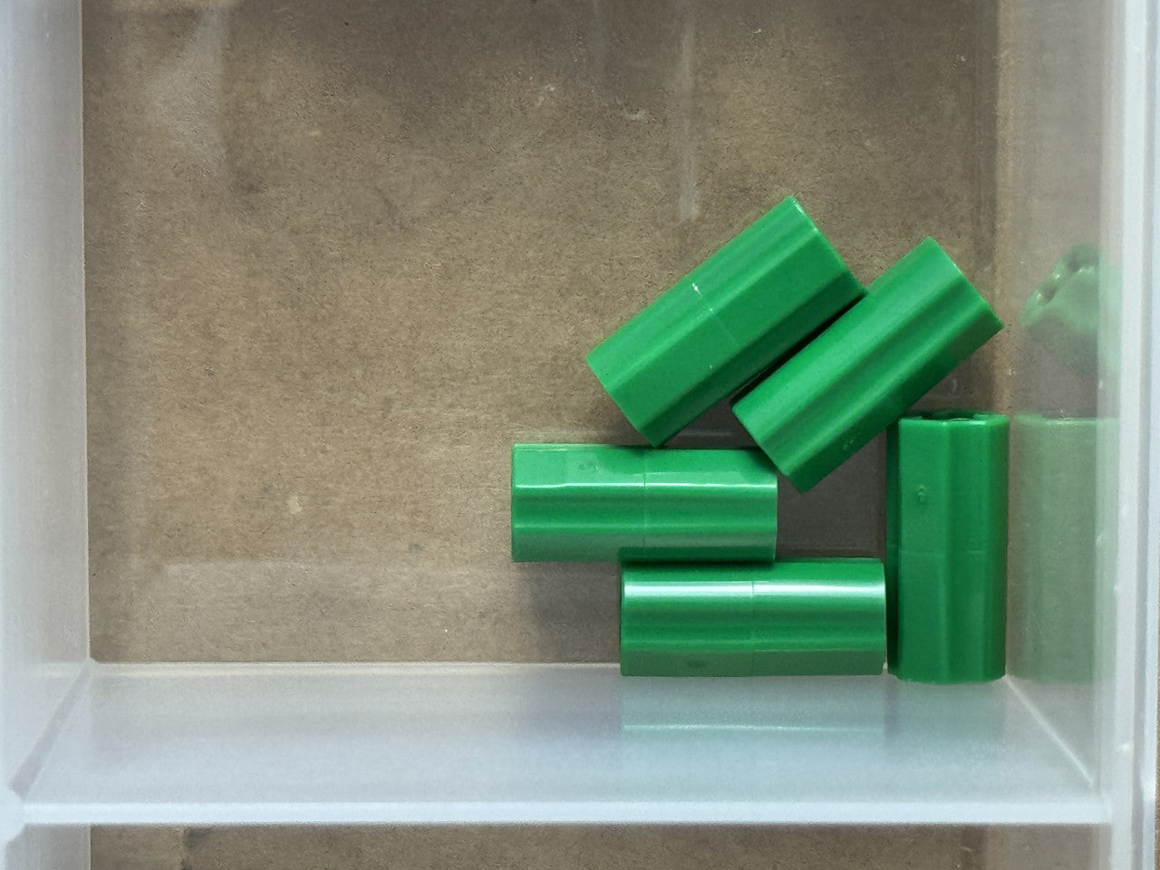 LEGO Parts - Green Technic, Axle Connector 2L - No 6538c - QTY 5