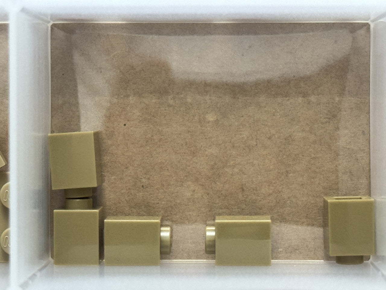 LEGO Parts - Dark Tan Brick 1 x 1 - No 3005 - QTY 5