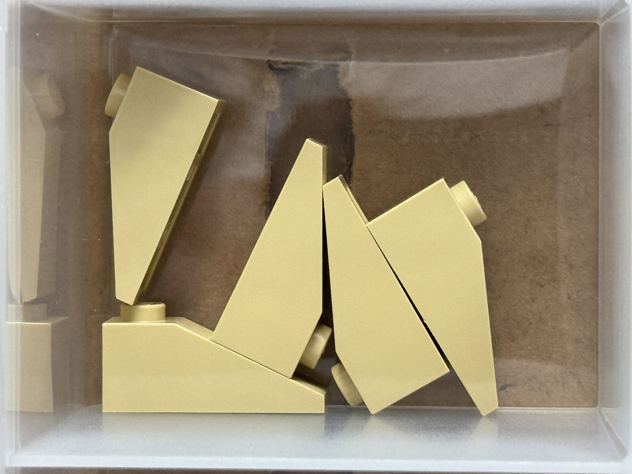 LEGO Parts - Tan Slope 33 3 x 1 - No 4286 - QTY 5