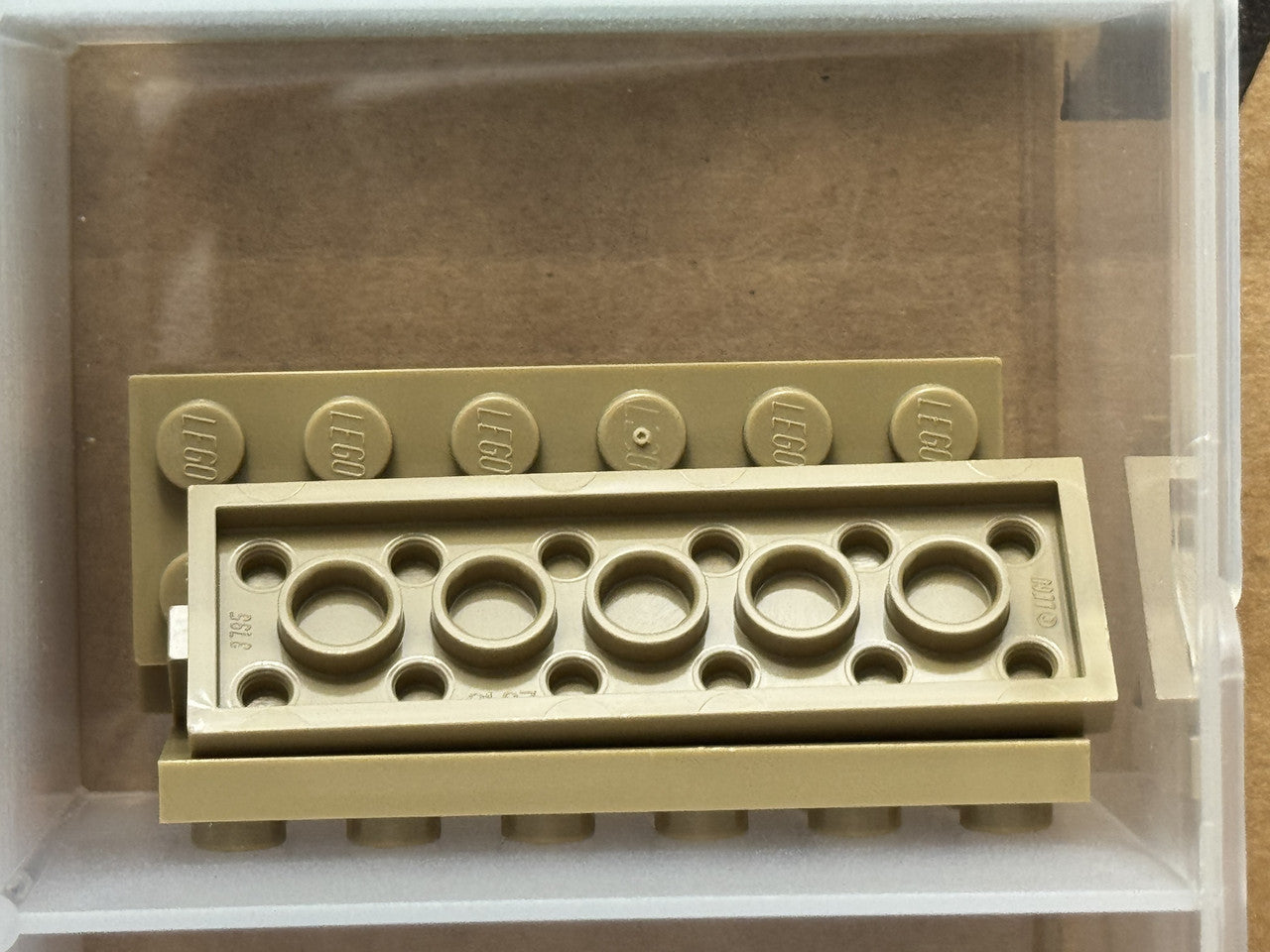 LEGO Parts - Dark Tan Plate 2 x 6 - No 3795 - QTY 5
