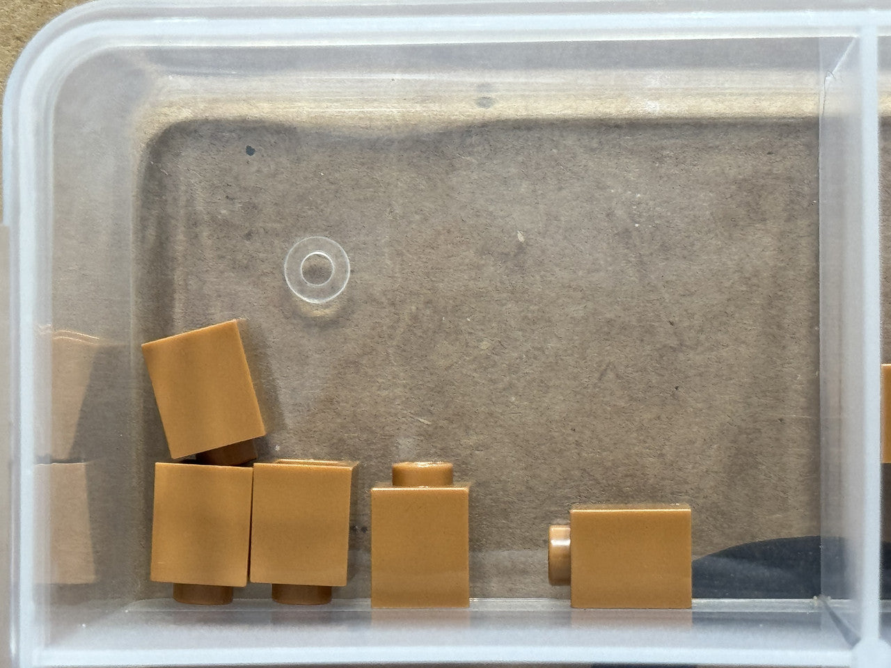 LEGO Parts - Medium Nougat Brick 1 x 1 - No 3005 - QTY 5