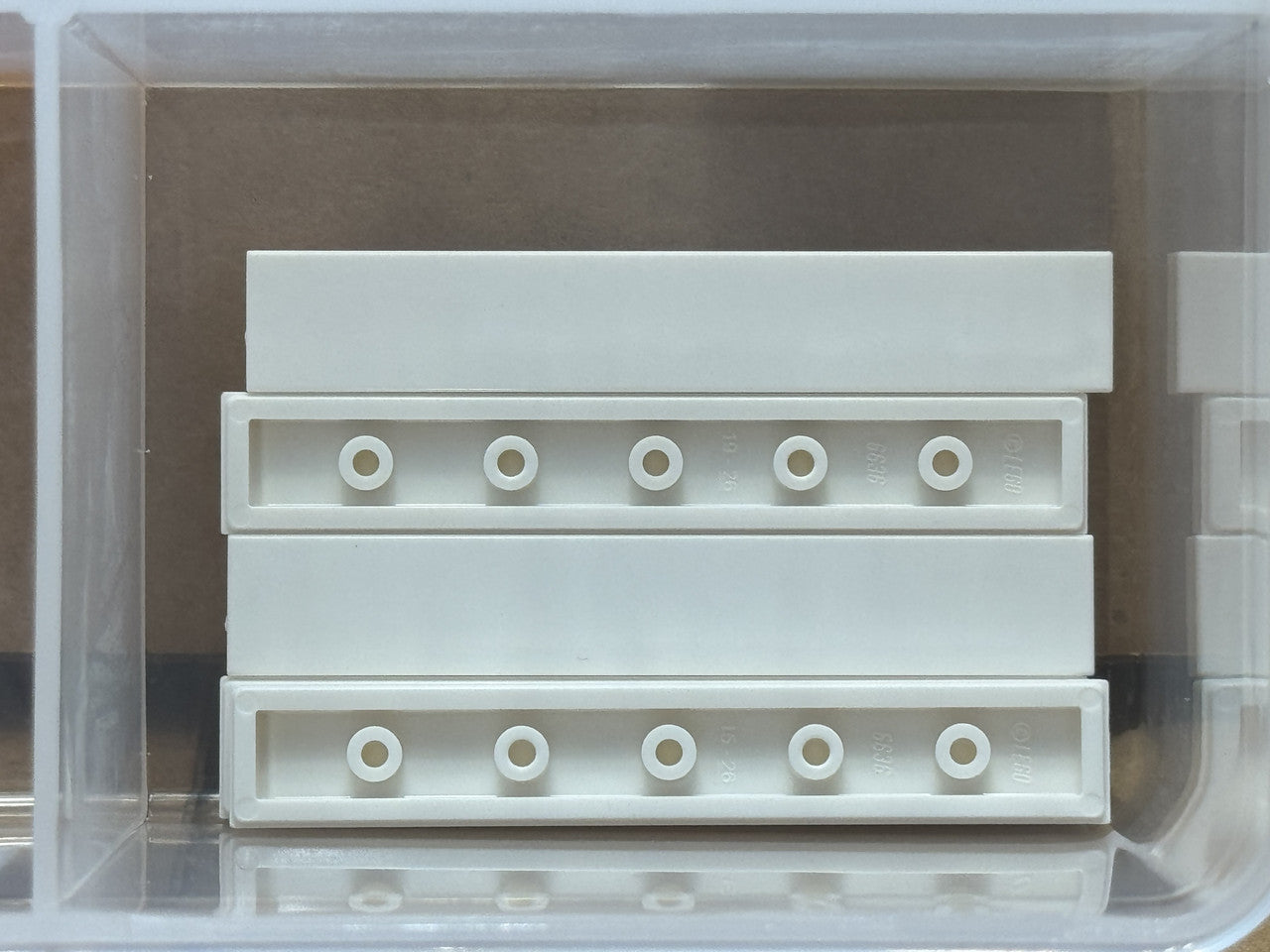 LEGO Parts - White Tile 1 x 6 - No 6636 - QTY 5