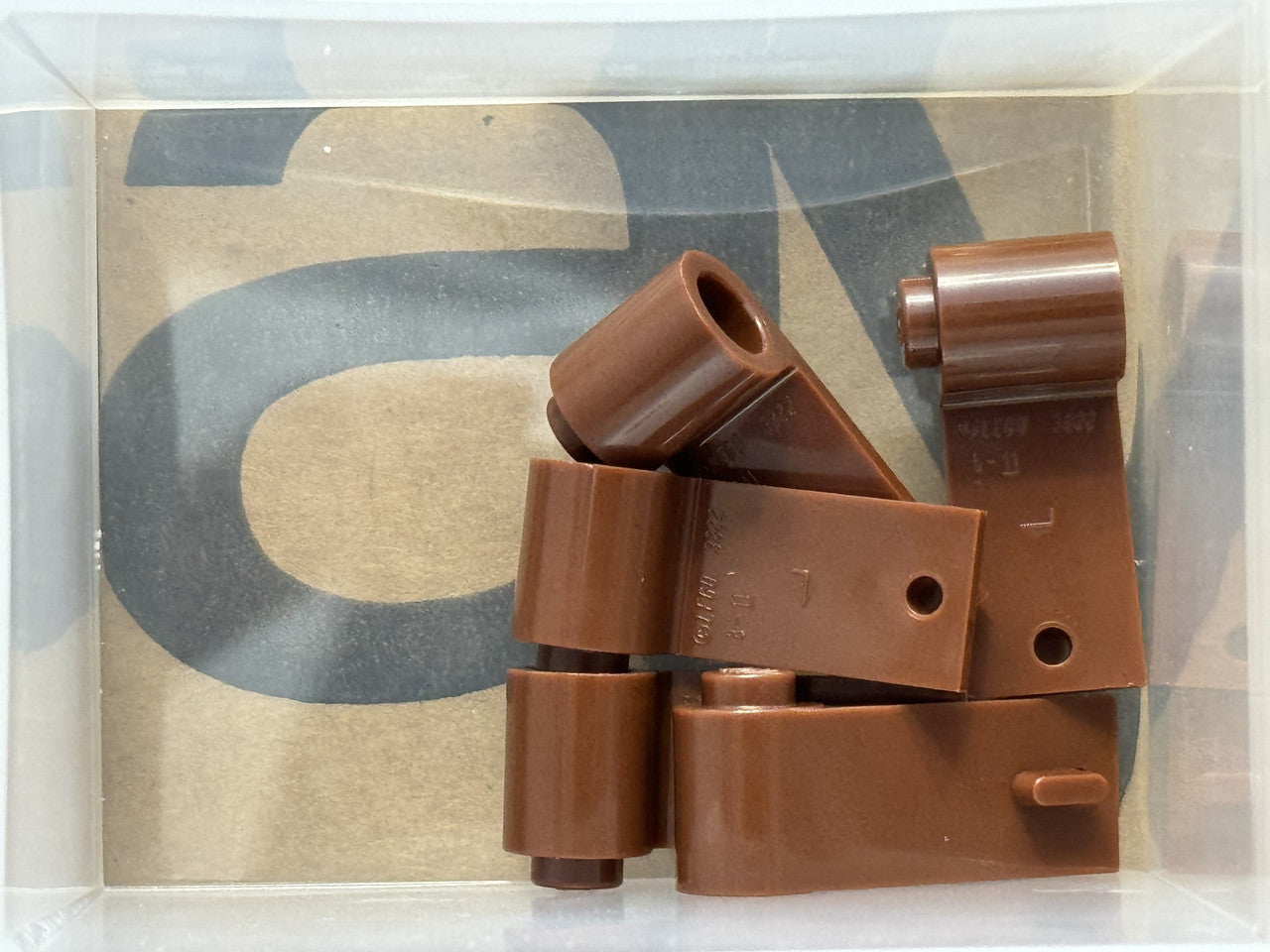 LEGO Parts - Reddish Brown Door 1 x 3 x 1 Left - No 3822 - QTY 5