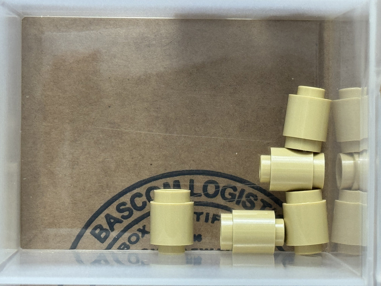 LEGO Parts - Tan Brick, Round 1 x 1 - No 3062 - QTY 5
