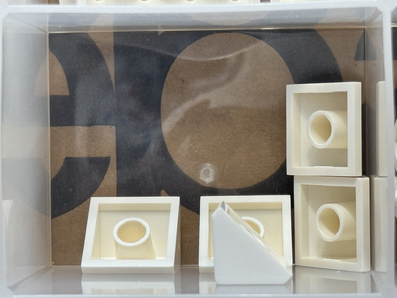 LEGO Parts - White Slope 45 2 x 2 Double - No 3043 - QTY 5