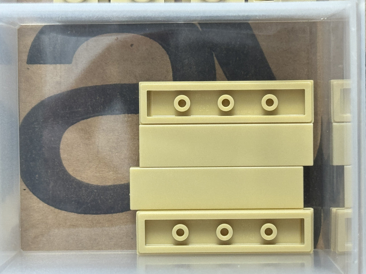 LEGO Parts - Tan Tile 1 x 4 - No 2431 - QTY 5