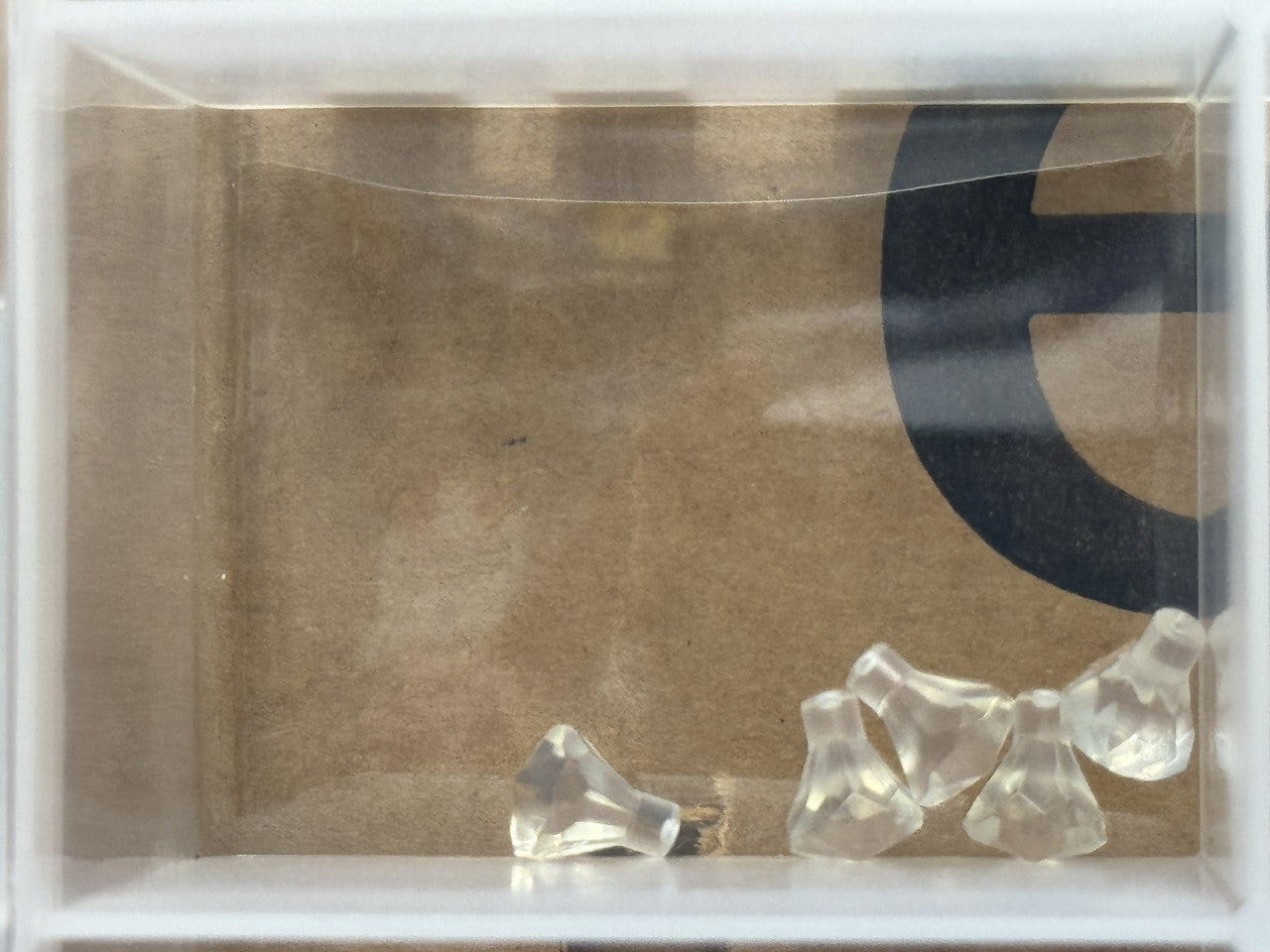 LEGO Parts - Trans-Clear Rock 1 x 1 Jewel 24 Facet - No 30153 - QTY 5