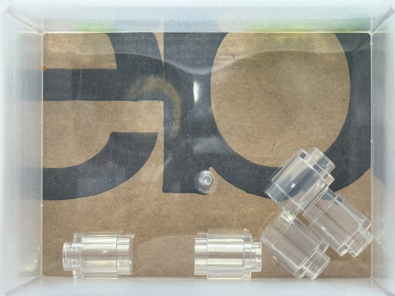 LEGO Parts - Trans-Clear Brick, Round 1 x 1 - No 3062 - QTY 5