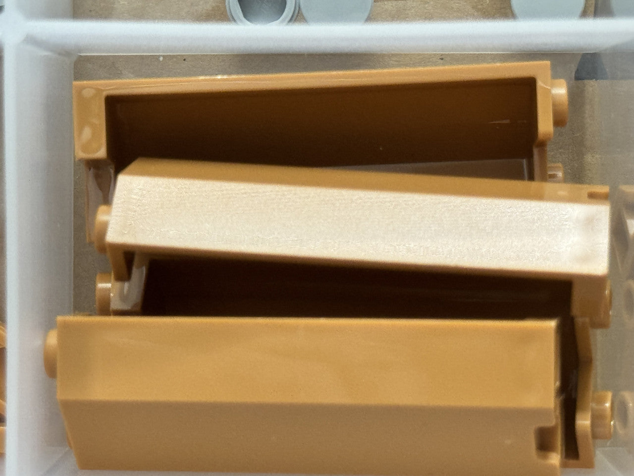 LEGO Parts - Medium Nougat Panel 2 x 2 x 5 Corner Wall - No 78594 - QTY 5