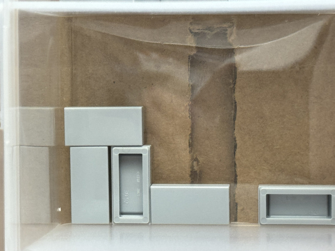 LEGO Parts - Light Bluish Gray Tile 1 x 2 - No 3069 - QTY 5