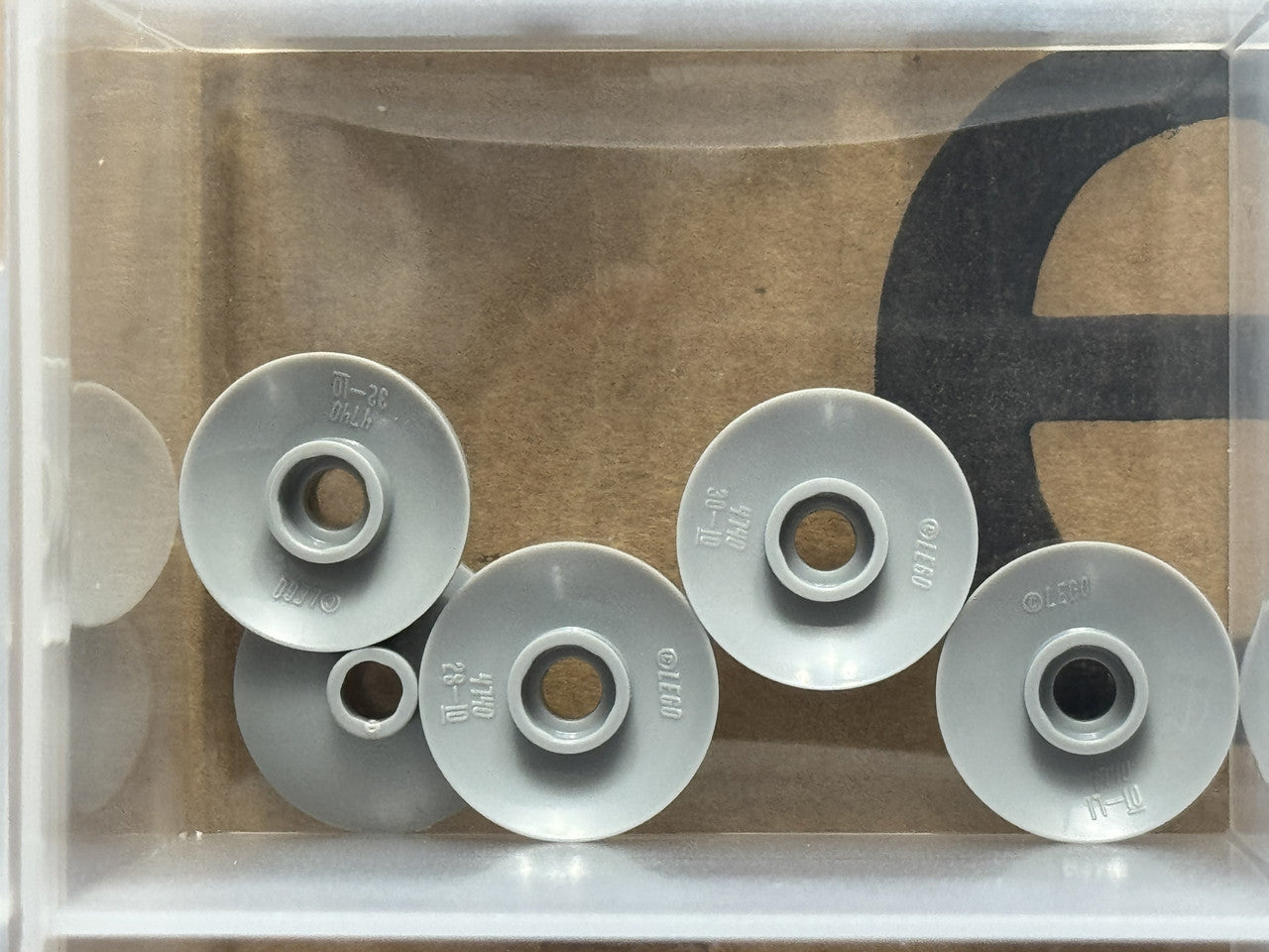 LEGO Parts - Light Bluish Gray Dish 2 x 2 Inverted (Radar) - No 4740 - QTY 5