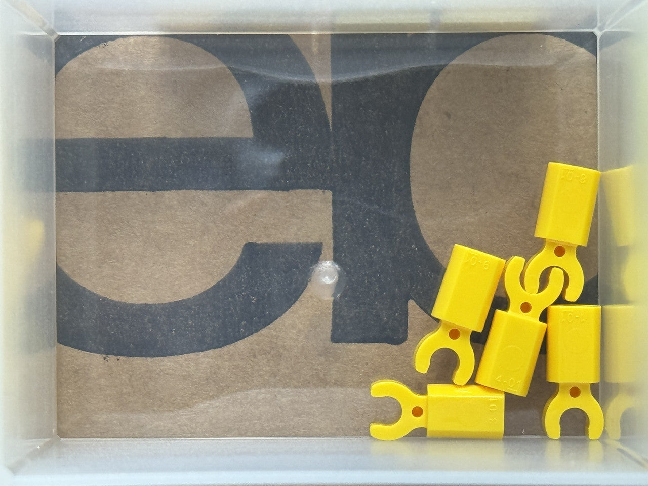 LEGO Parts - Yellow Bar Holder with Clip - No 11090 - QTY 5