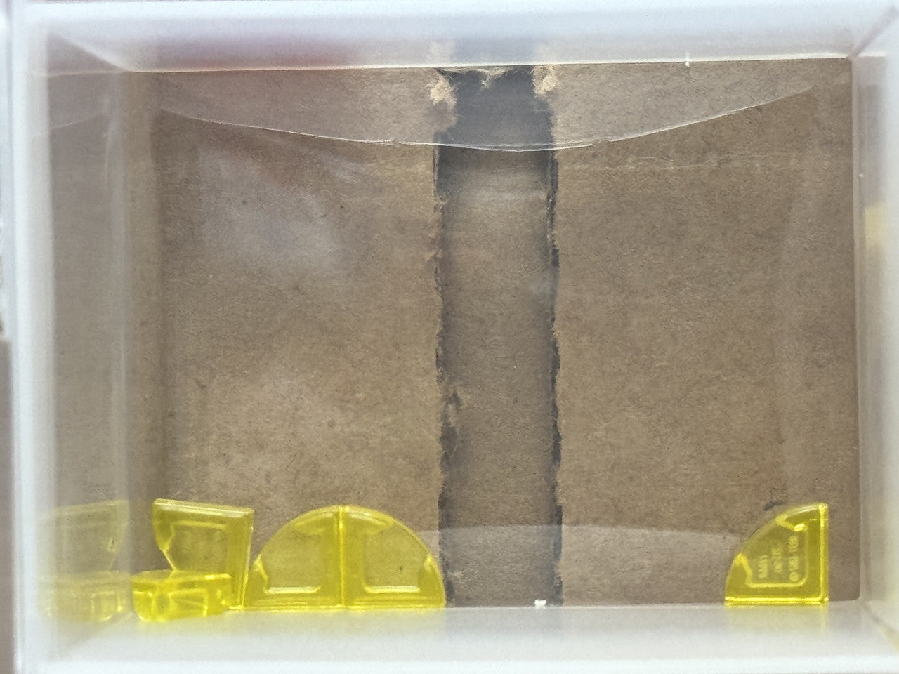 LEGO Parts - Trans-Yellow Tile, Round 1 x 1 Quarter - No 25269 - QTY 5