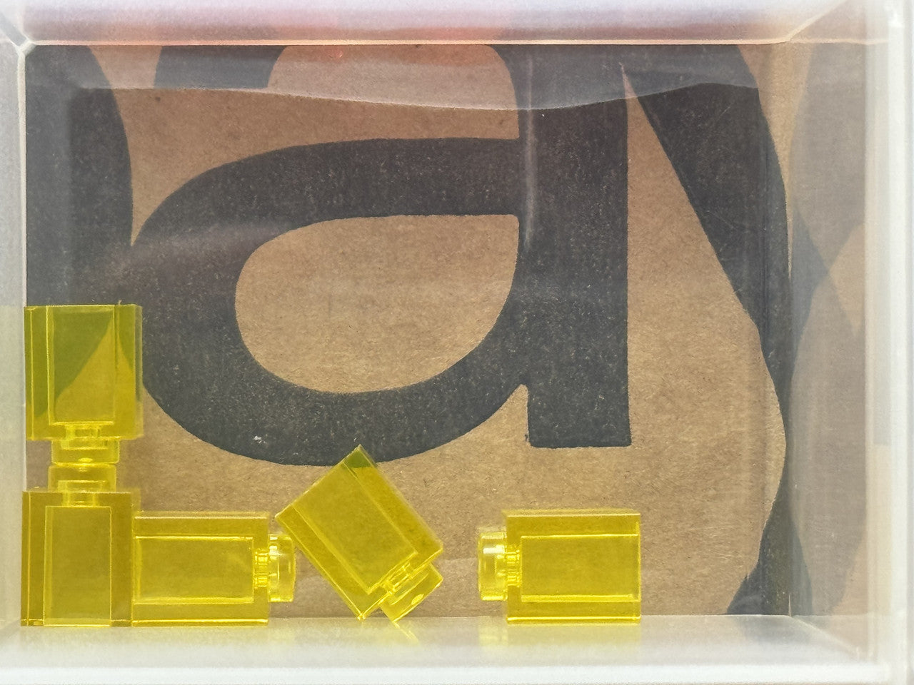 LEGO Parts - Trans-Yellow Brick 1 x 1 - No 3005 - QTY 5