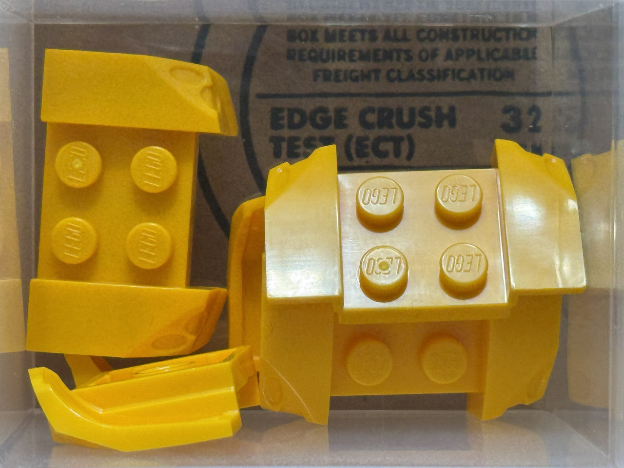 LEGO Parts - Bright Light Orange Vehicle, Mudguard 2 x 4 - No 44674 - QTY 5