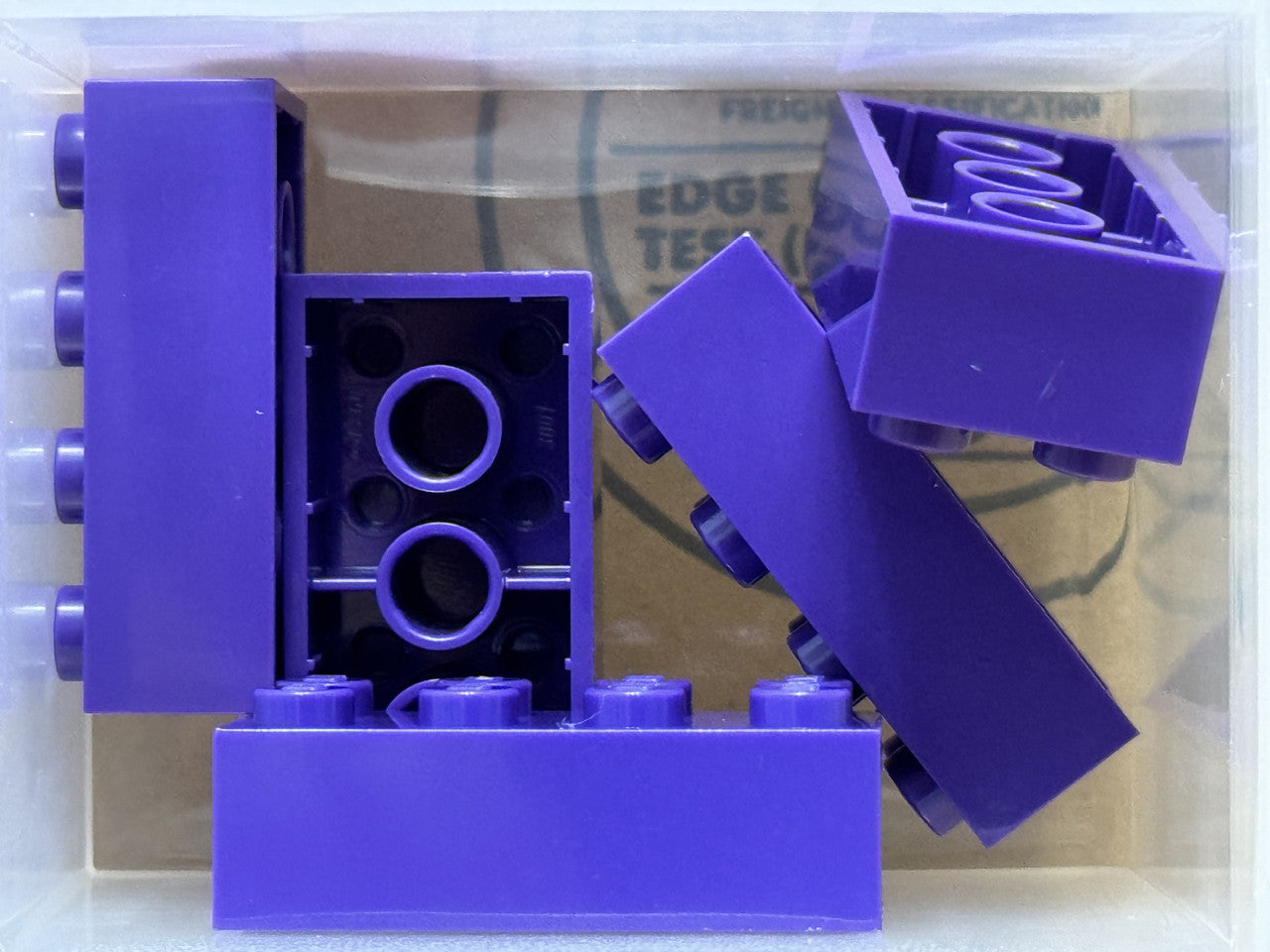 LEGO Parts - Dark Purple Brick 2 x 4 - No 3001 - QTY 5