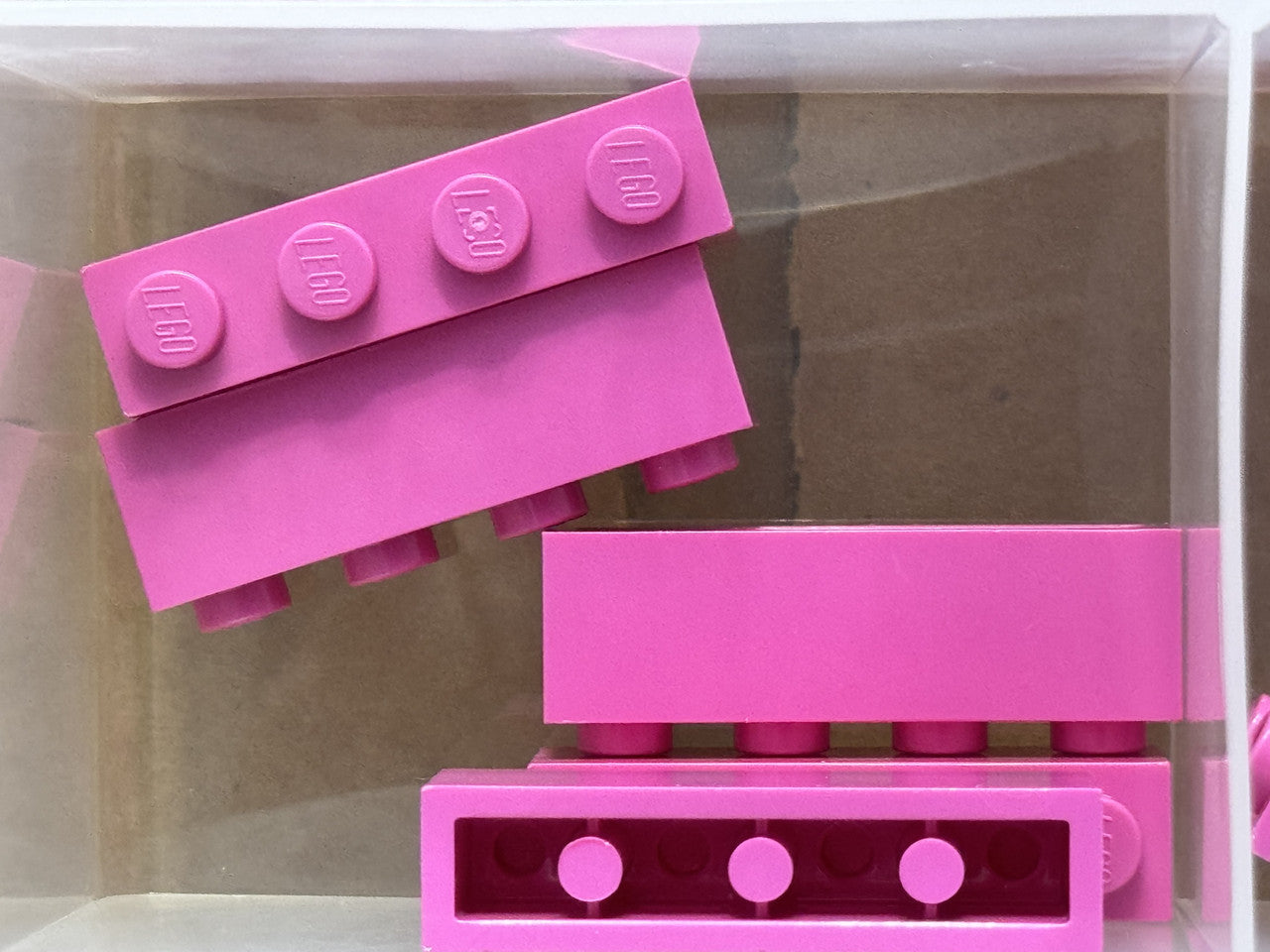 LEGO Parts - Dark Pink Brick 1 x 4 - No 3010 - QTY 5
