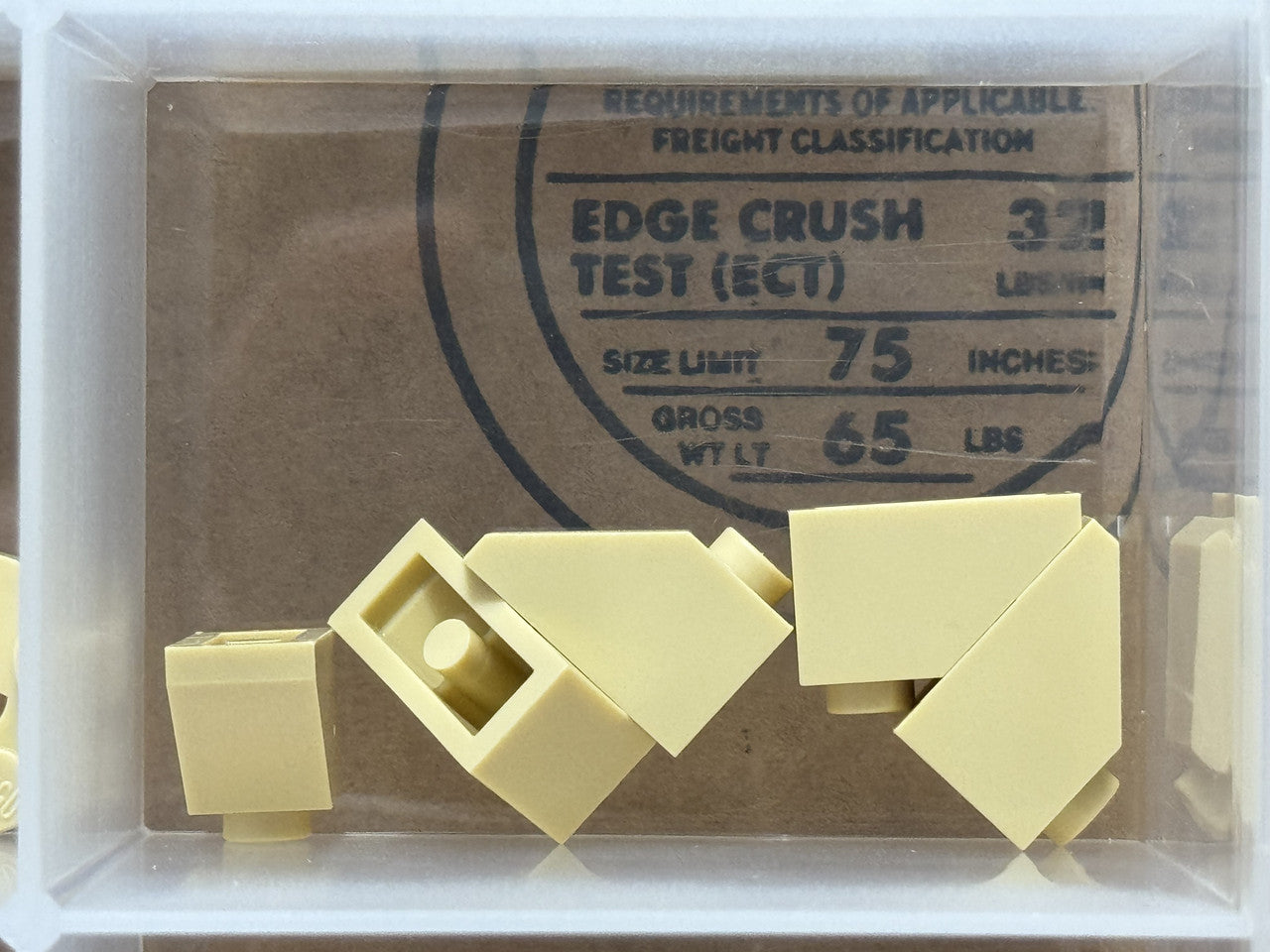 LEGO Parts - Tan Slope 45 2 x 1 - No 3040 - QTY 5