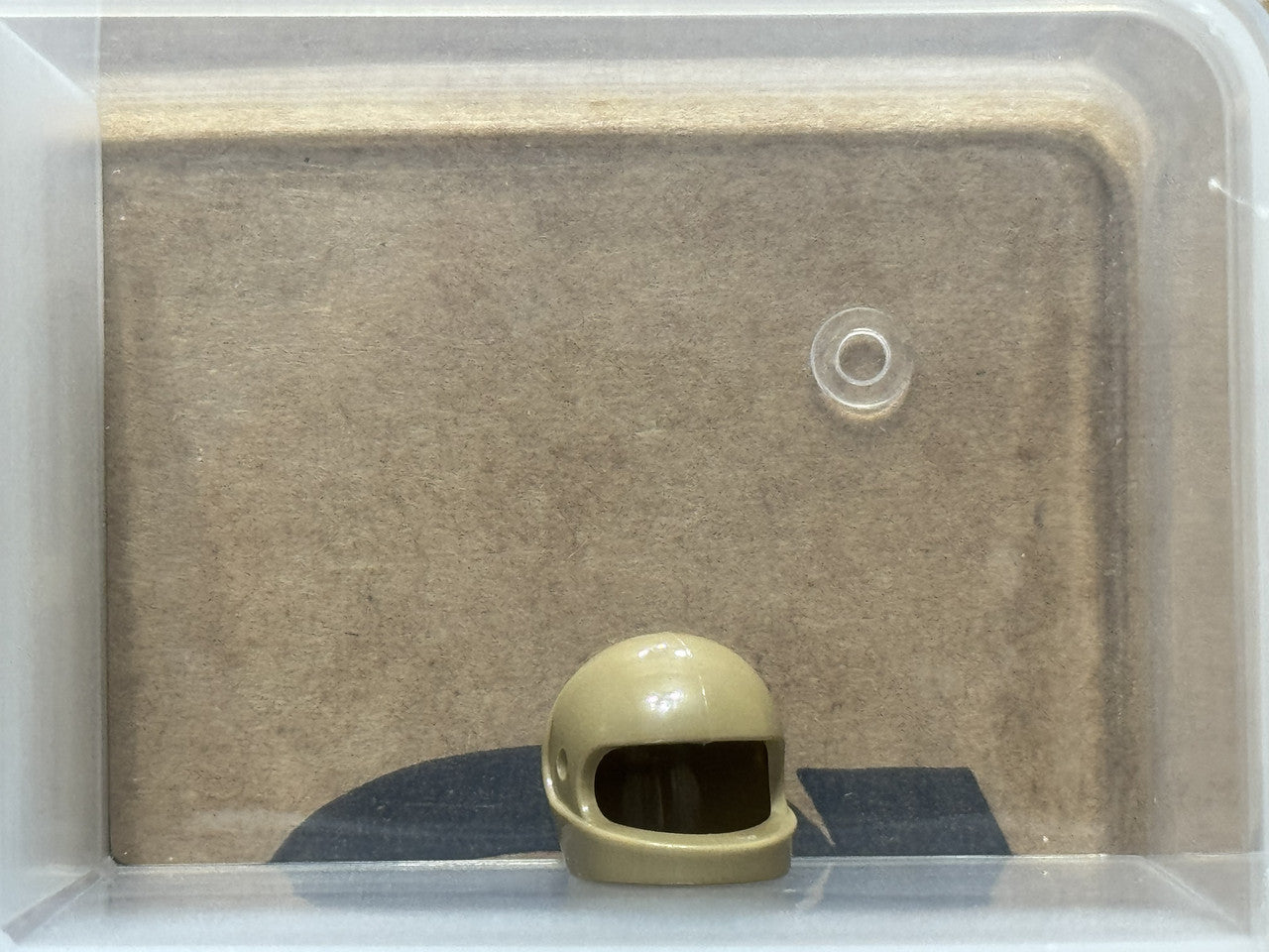 LEGO Parts - Dark Tan Minifigure, Headgear Helmet Motorcycle - No 2446 - QTY 1