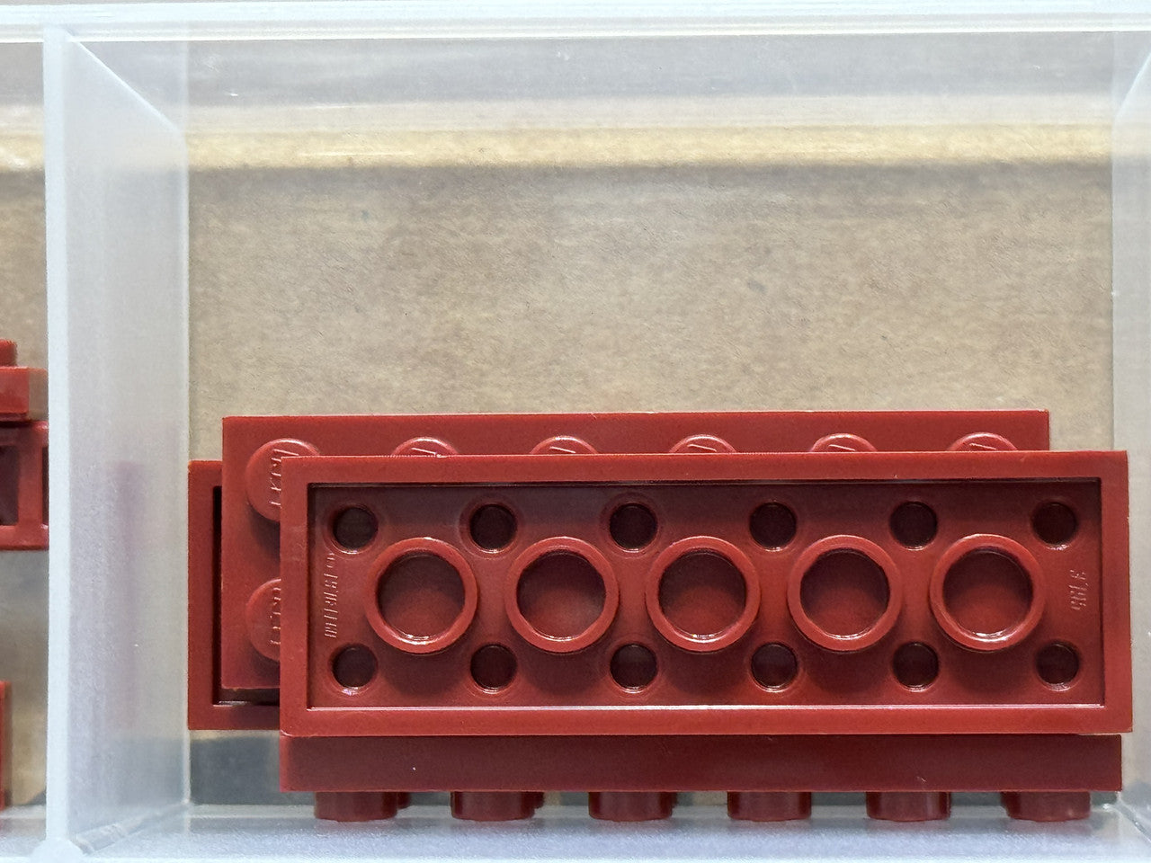 LEGO Parts - Dark Red Plate 2 x 6 - No 3795 - QTY 5