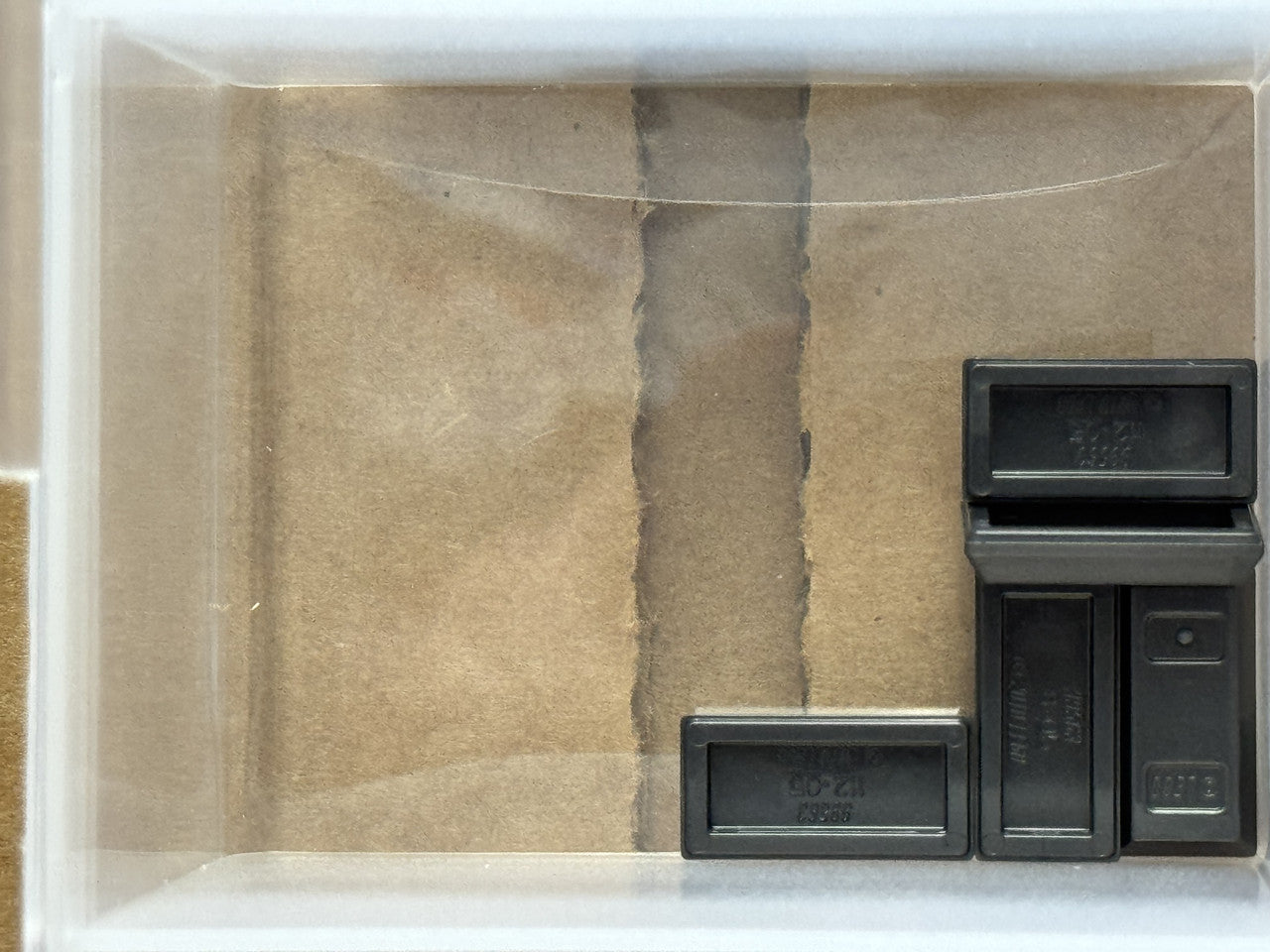 LEGO Parts - Pearl Dark Gray Minifigure, Utensil Ingot 1 x 2 - No 99563 - QTY 5