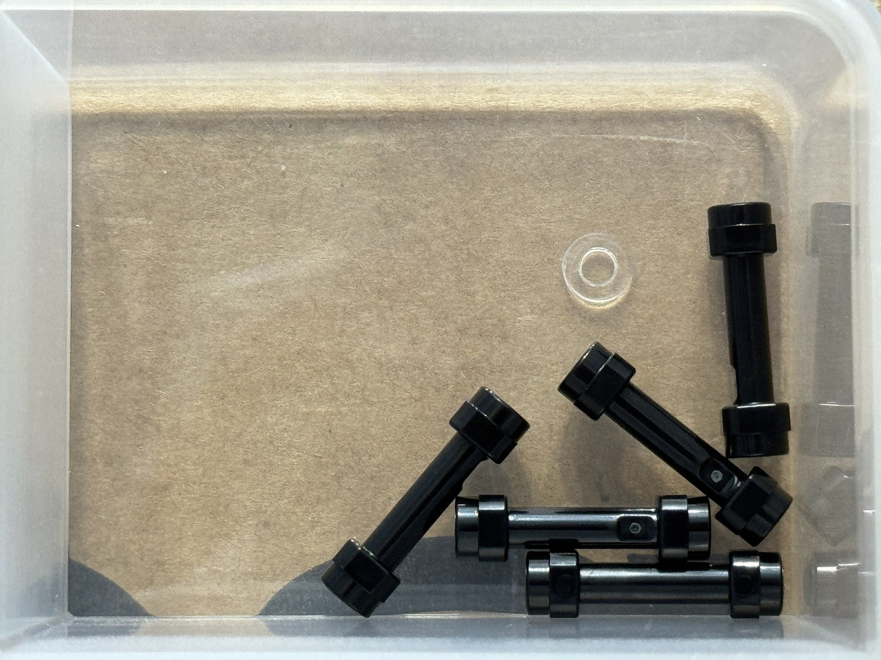 LEGO Parts - Black Minifigure, Weapon Hilt Smooth Extended - No 66909 - QTY 5