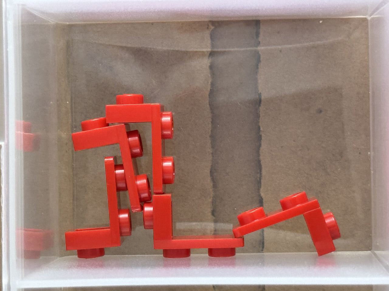 LEGO Parts - Red Bracket 1 x 1 - 1 x 2 - No 79389 - QTY 5