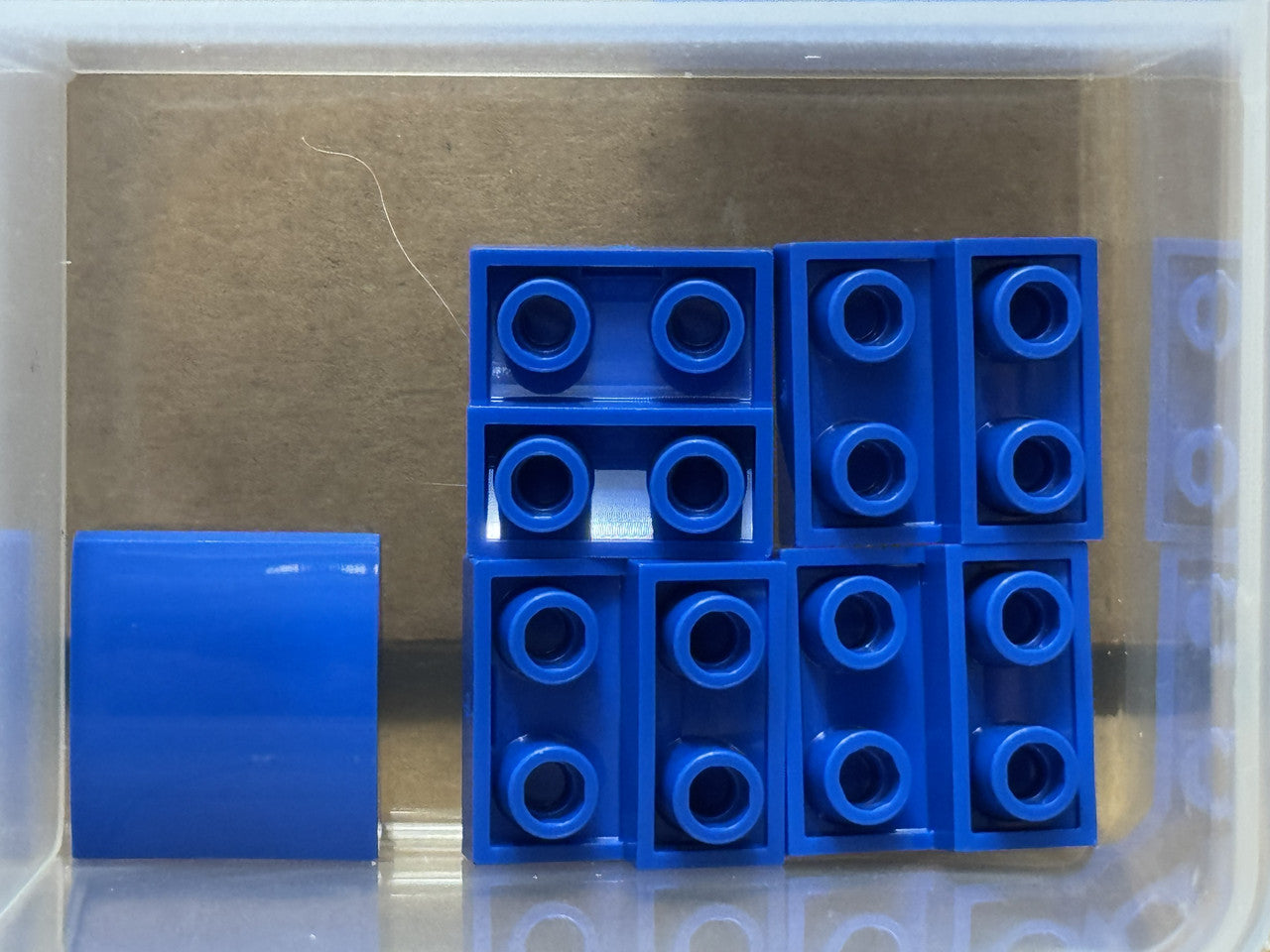LEGO Parts - Blue Slope, Curved 2 x 2 x 2/3 Inverted - No 32803 - QTY 5
