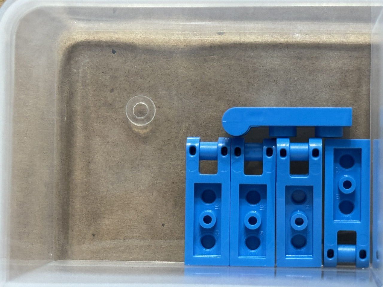 LEGO Parts - Dark Azure Plate 1 x 2 with Bar Handle on End - No 60478 - QTY 5