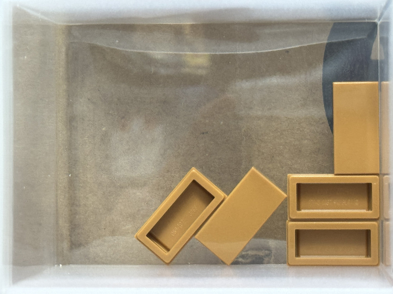 LEGO Parts - Medium Nougat Tile 1 x 2 - No 3069 - QTY 5