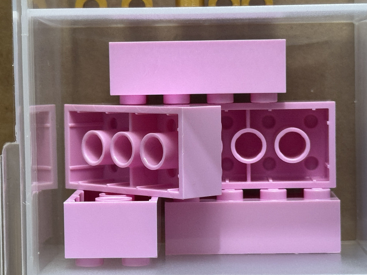 LEGO Parts - Bright Pink Brick 2 x 4 - No 3001 - QTY 5