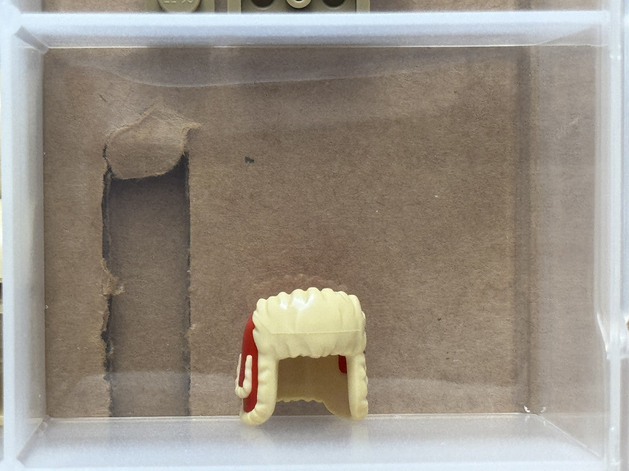 LEGO Parts - Red Minifigure, Headgear Ushanka Hat - No 36933pb01 - QTY 1