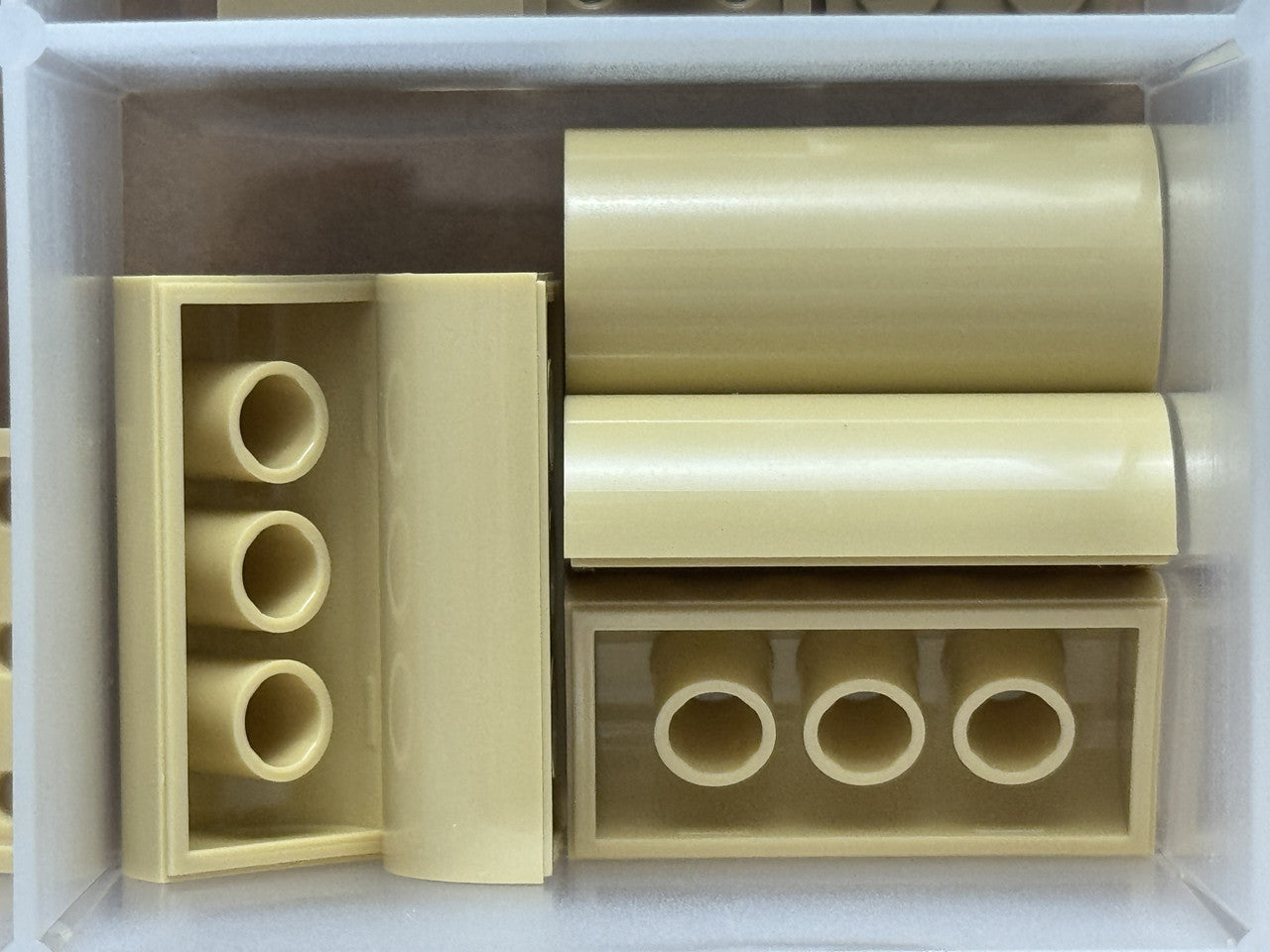 LEGO Parts - Tan Slope, Curved 2 x 4 Double - No 6192 - QTY 5