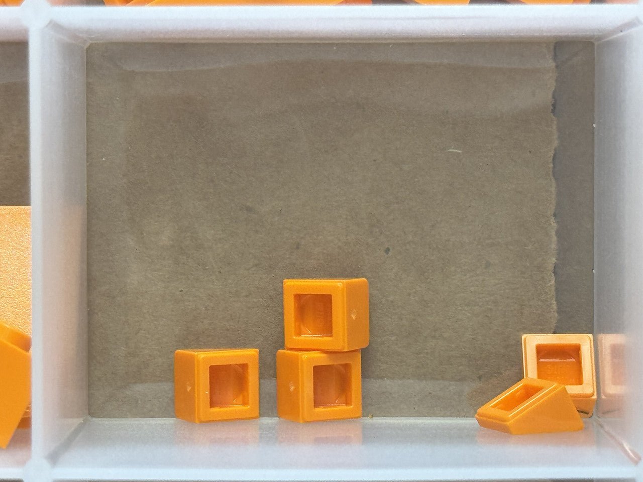 LEGO Parts - Orange Slope 30 1 x 1 x 2/3 - No 54200 - QTY 5