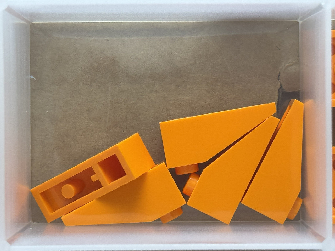LEGO Parts - Orange Slope 33 3 x 1 - No 4286 - QTY 5