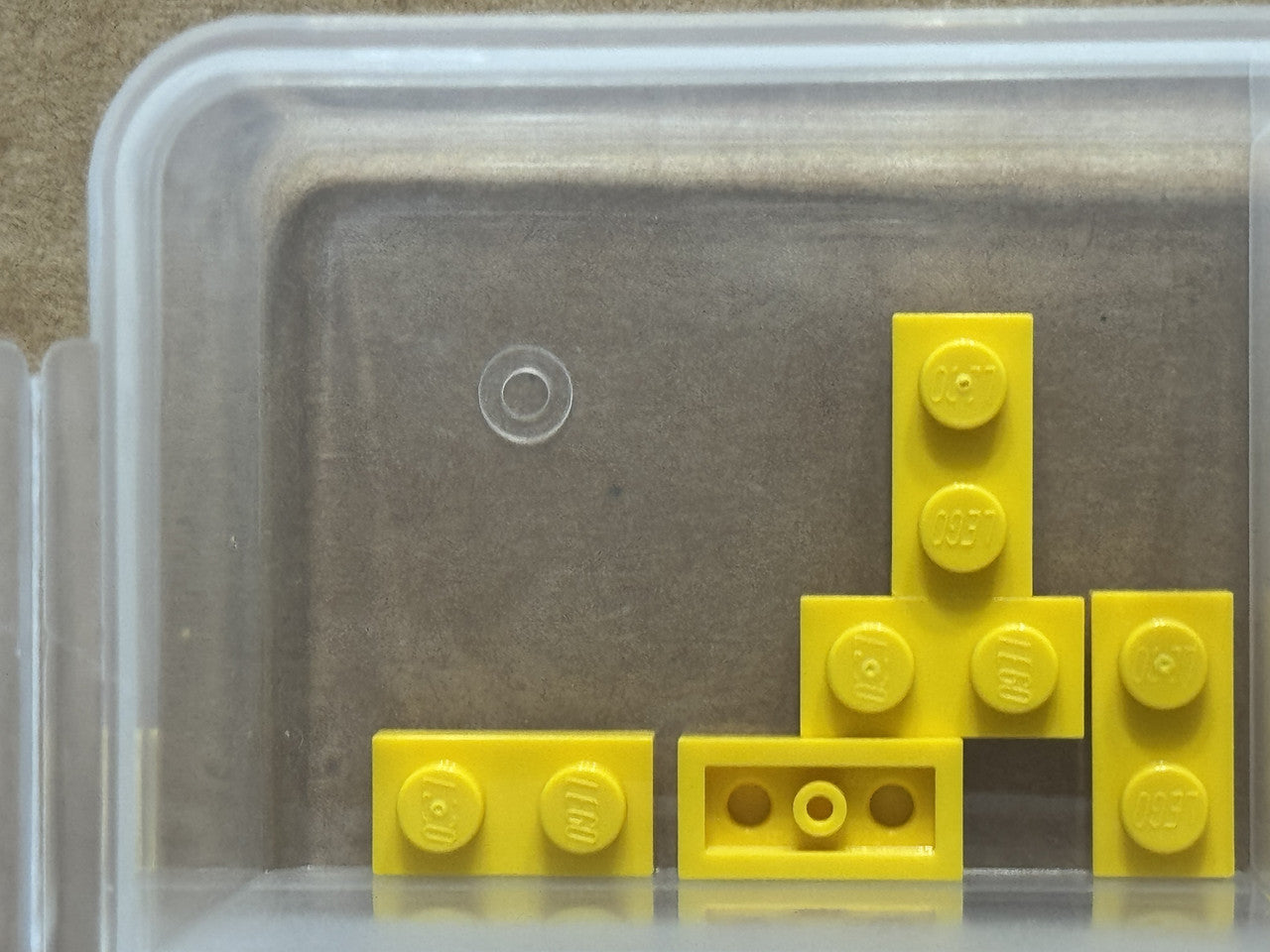 LEGO Parts - Yellow Plate 1 x 2 - No 3023 - QTY 5