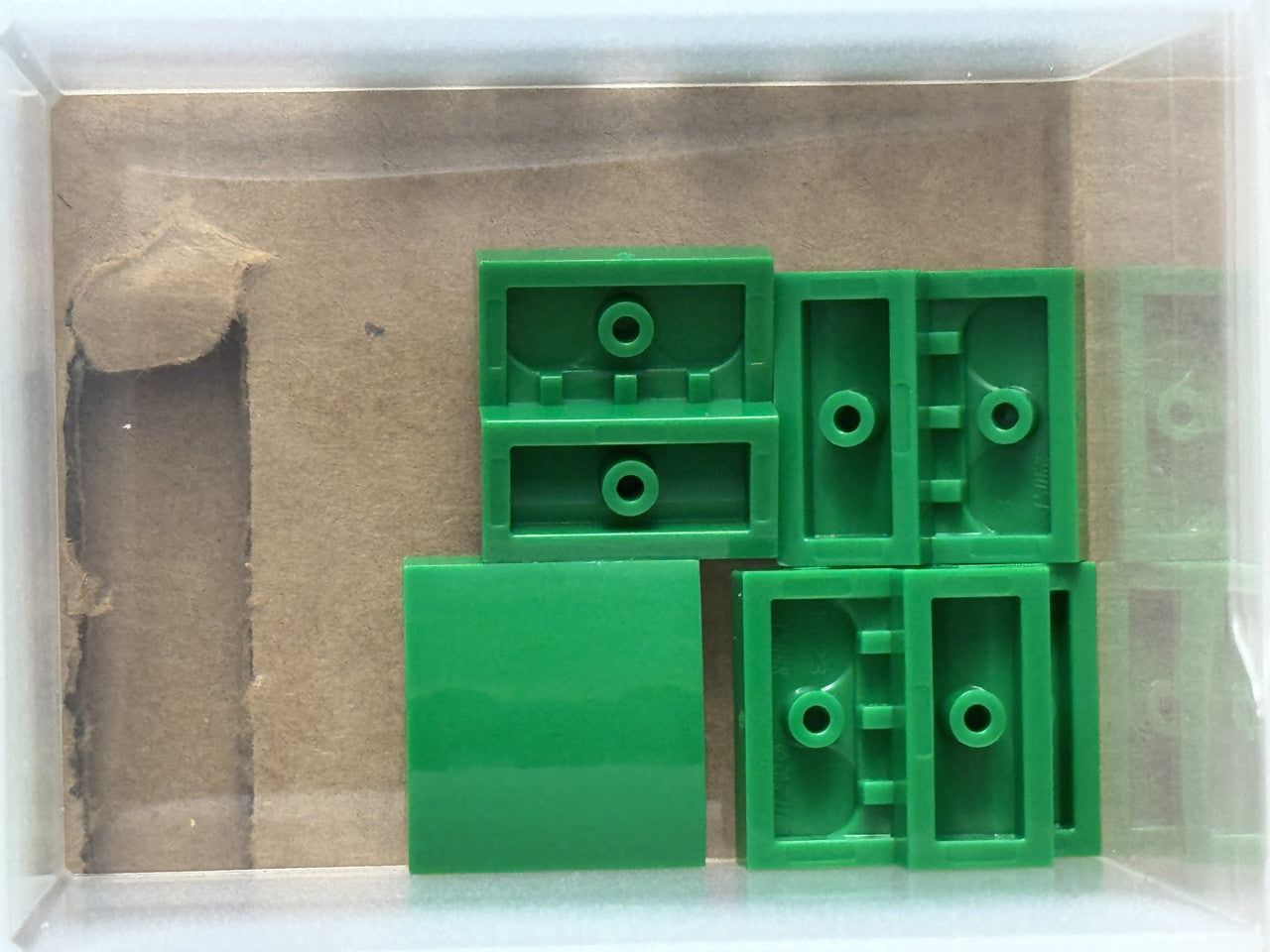 LEGO Parts - Green Slope, Curved 2 x 2 x 2/3 - No 15068 - QTY 5