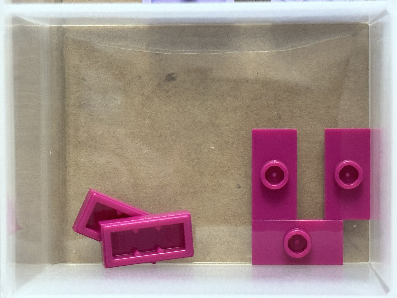 LEGO Parts - Magenta Plate 1 x 2 with 1 Stud (Jumper) - No 15573 - QTY 5