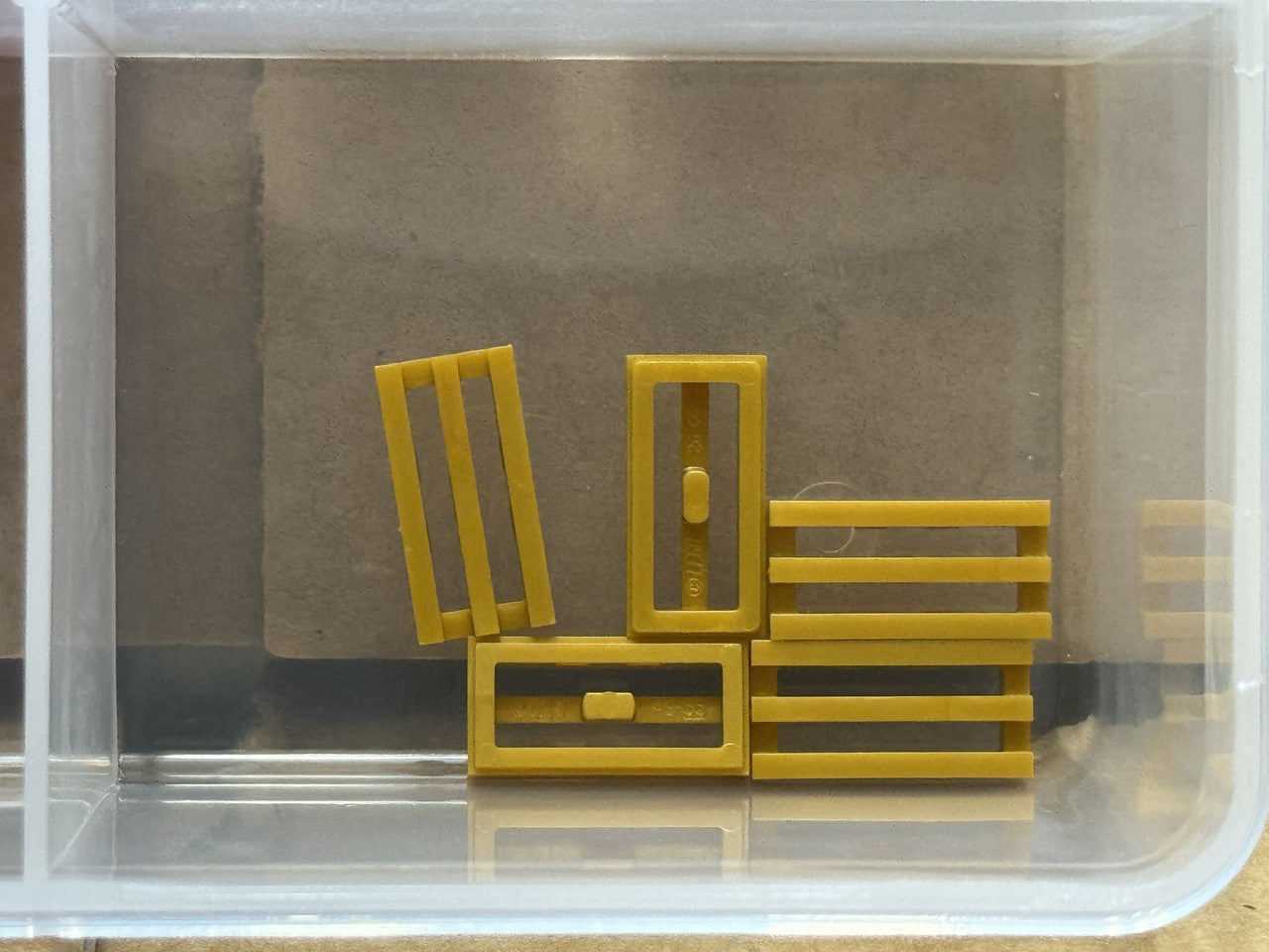 LEGO Parts - Pearl Gold Tile 1 x 2 Grille with Bottom Groove - No 2412b - QTY 5