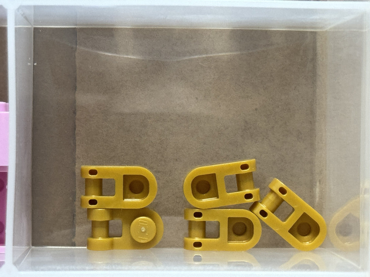 LEGO Parts - Pearl Gold Plate, Round 1 x 1 with Bar Handle - No 26047 - QTY 5