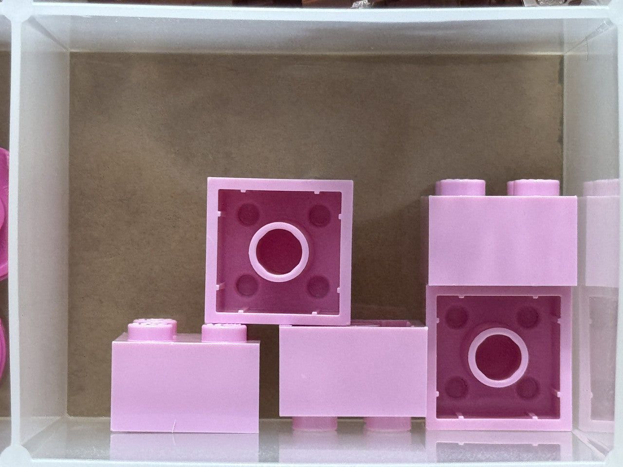 LEGO Parts - Bright Pink Brick 2 x 2 - No 3003 - QTY 5