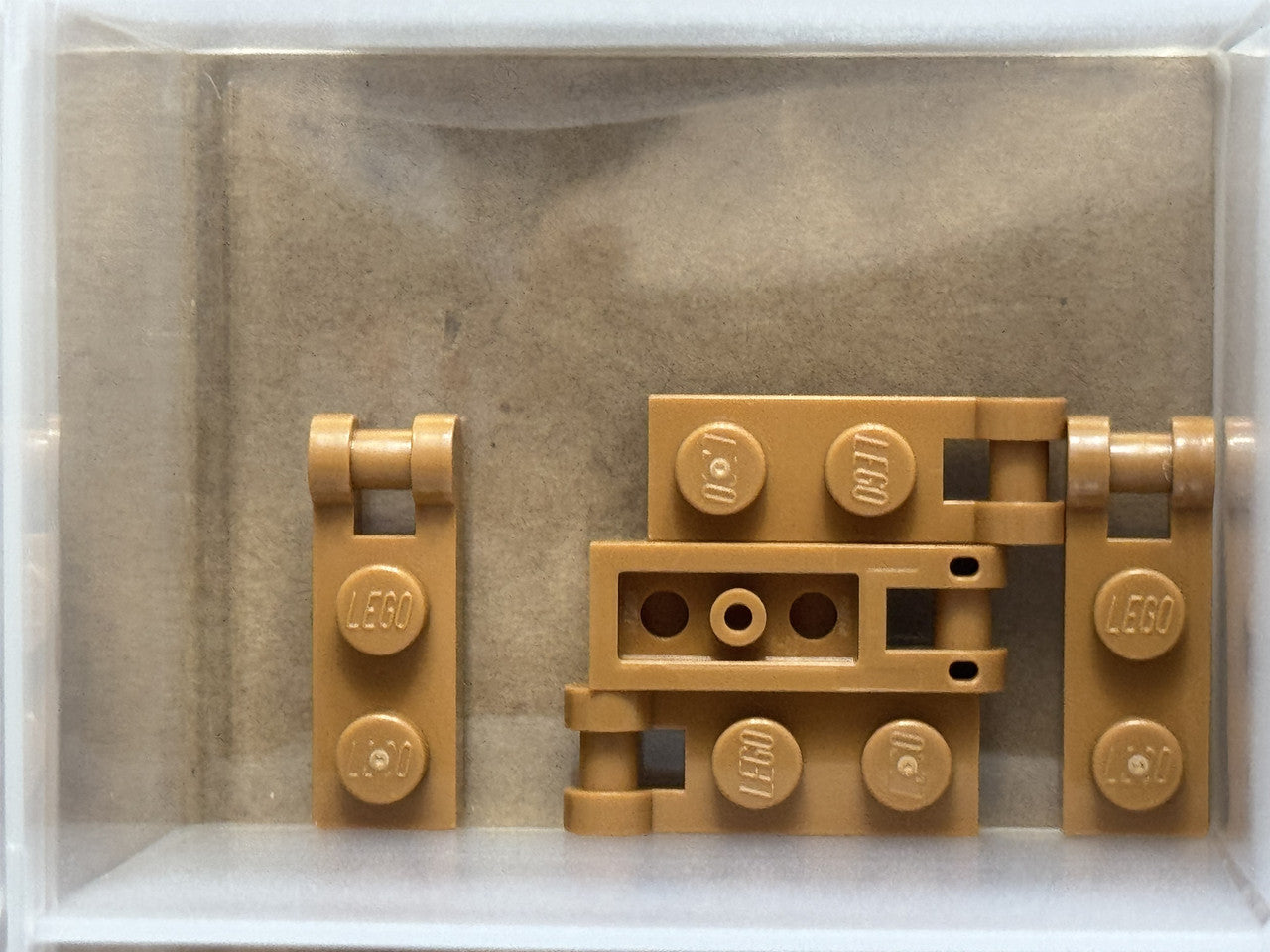 LEGO Parts - Medium Nougat Plate 1 x 2 with Bar Handle on End - No 60478 - QTY 5