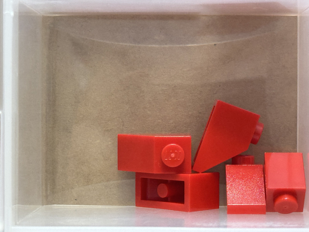 LEGO Parts - Red Slope 45 2 x 1 - No 3040 - QTY 5