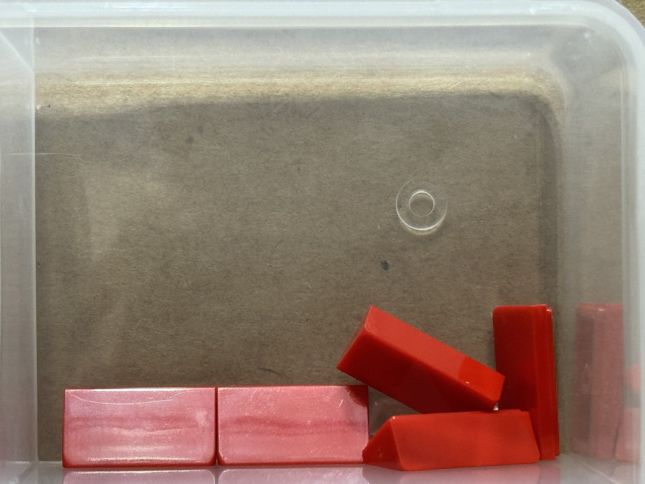 LEGO Parts - Red Slope 30 1 x 2 x 2/3 - No 85984 - QTY 5