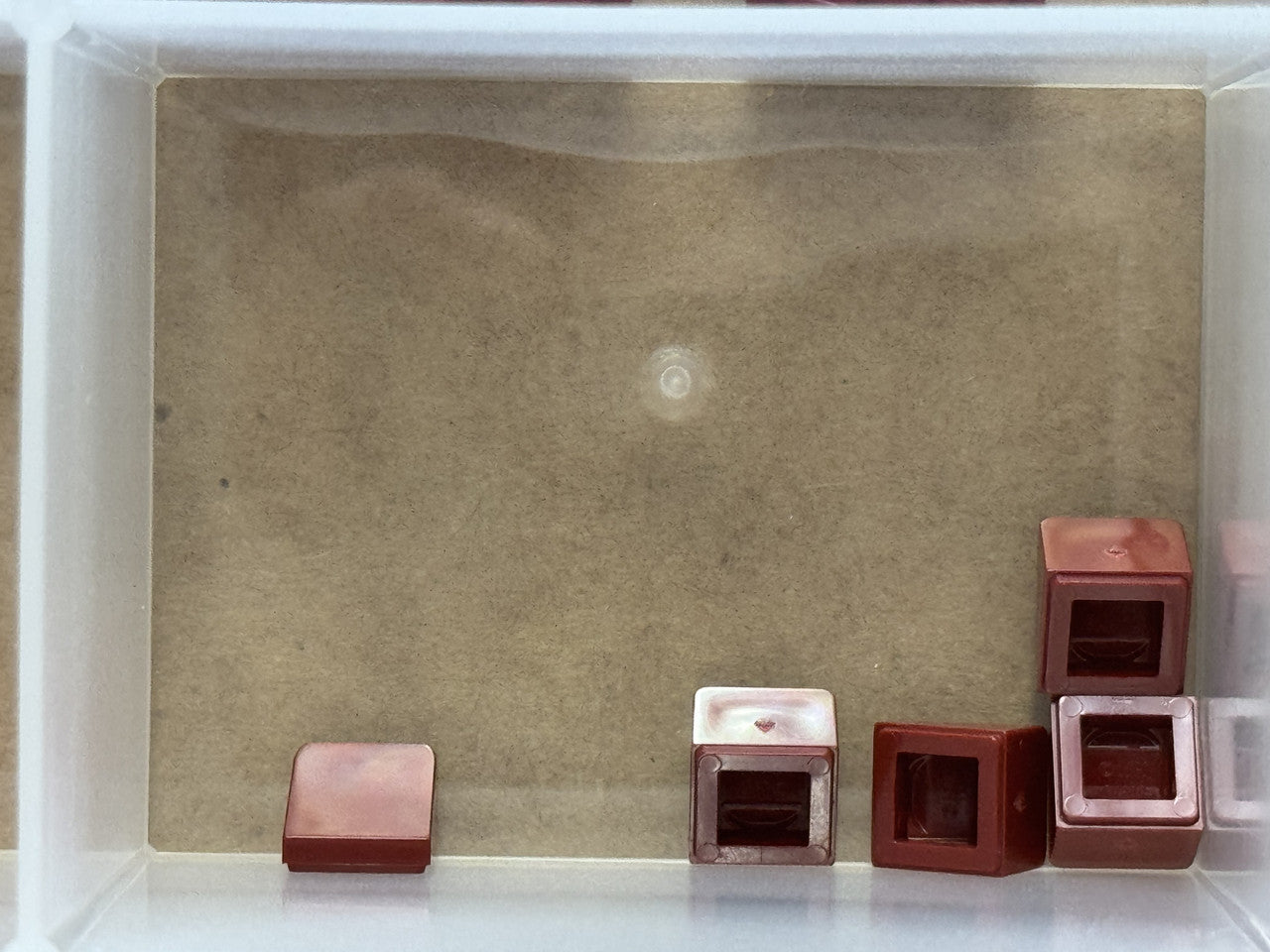 LEGO Parts - Dark Red Slope 30 1 x 1 x 2/3 - No 54200 - QTY 5