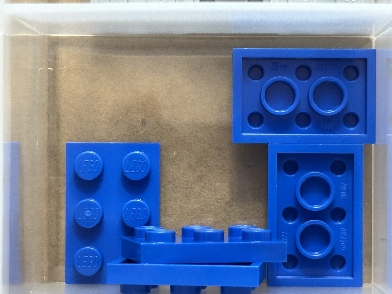 LEGO Parts - Blue Plate 2 x 3 - No 3021 - QTY 5