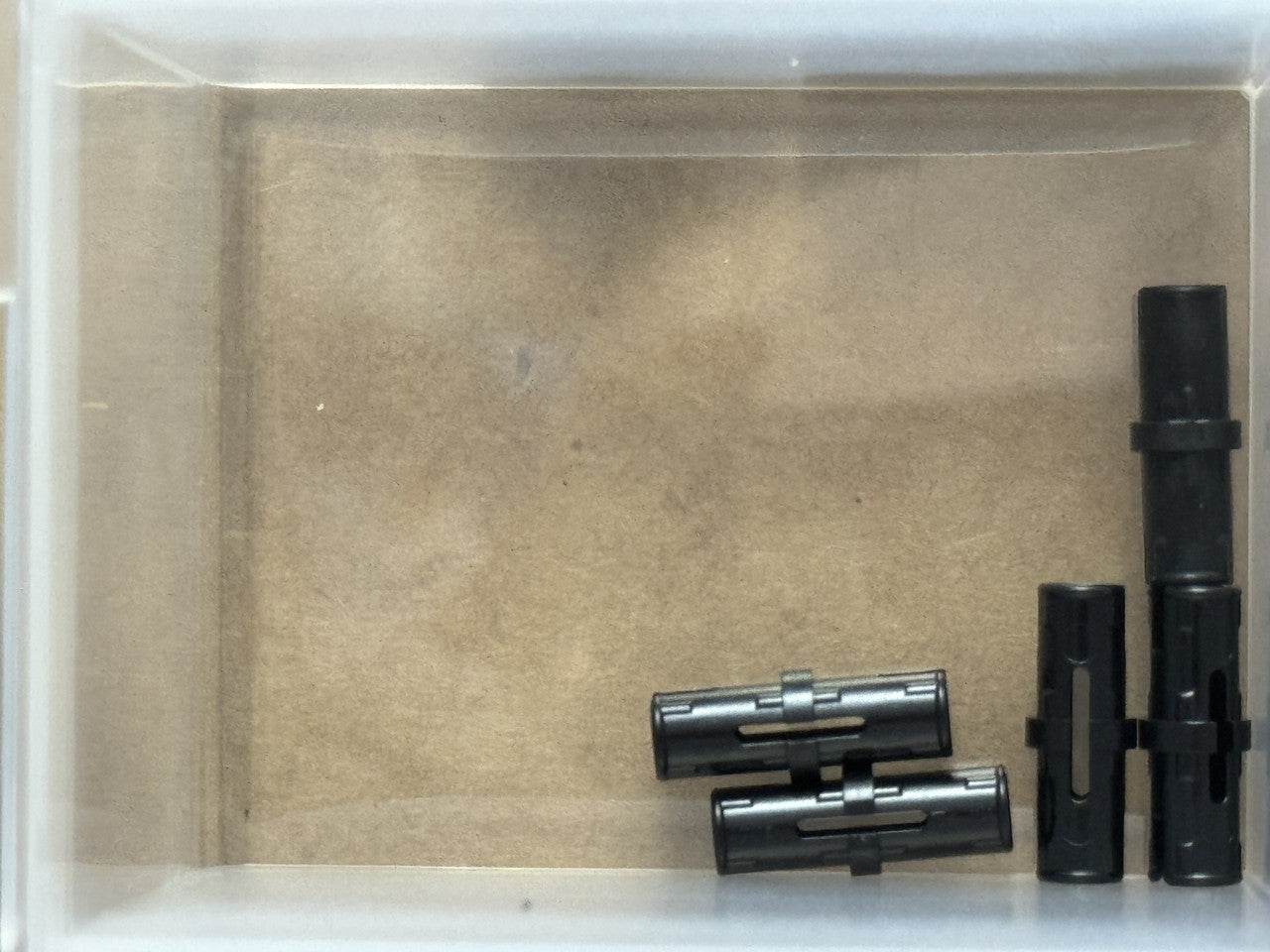 LEGO Parts - Black Technic, Pin with Short Friction Ridges - No 2780 - QTY 5