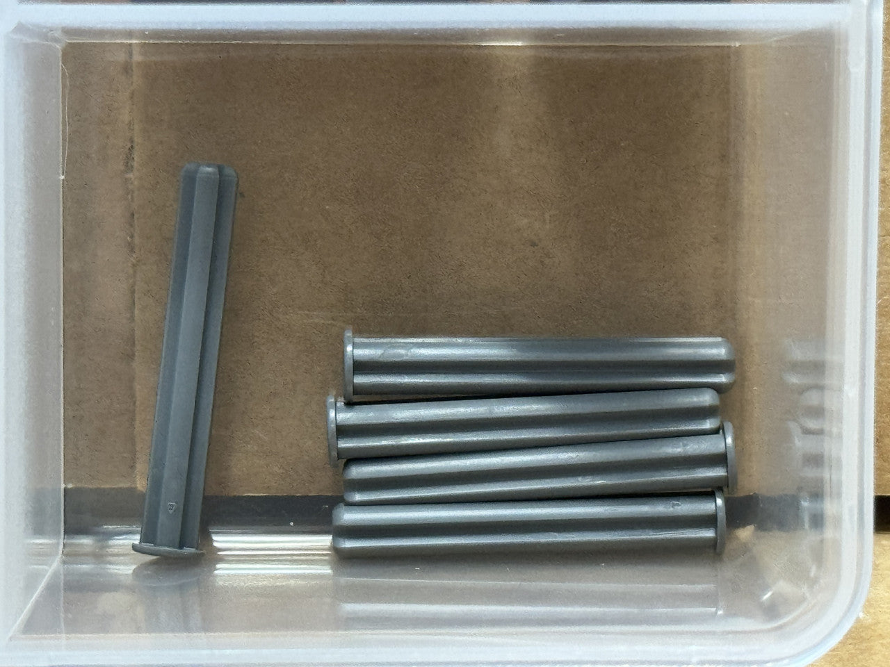 LEGO Parts - Dark Bluish Gray Technic, Axle 4L with Stop - No 87083 - QTY 5