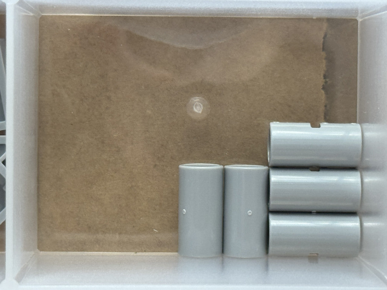 LEGO Parts - Light Bluish Gray Technic Pin Connector Round 2L - No 62462 - QTY 5