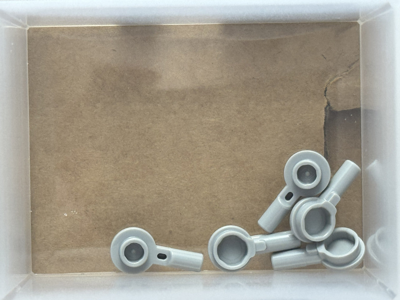 LEGO Parts - Light Bluish Gray Bar 1L 1 x 1 Round Plate Stud - No 32828 - QTY 5